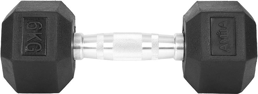 Αλτήρας Εξάγωνος Rubber Cover Class A - 6,0Kg