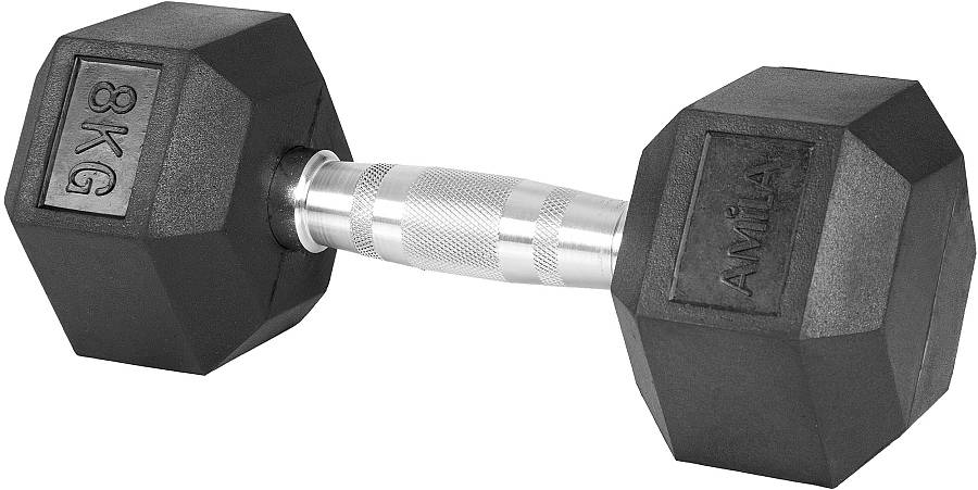 Αλτήρας Εξάγωνος Rubber Cover Class A - 8,0Kg