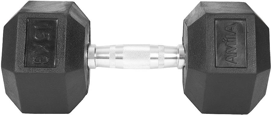 Αλτήρας Εξάγωνος Rubber Cover Class A - 15,0Kg