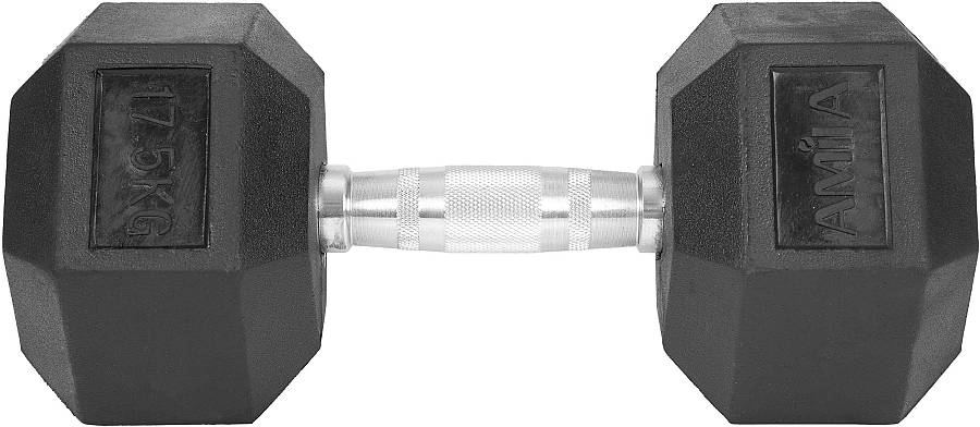Αλτήρας Εξάγωνος Rubber Cover Class A - 17,5Kg