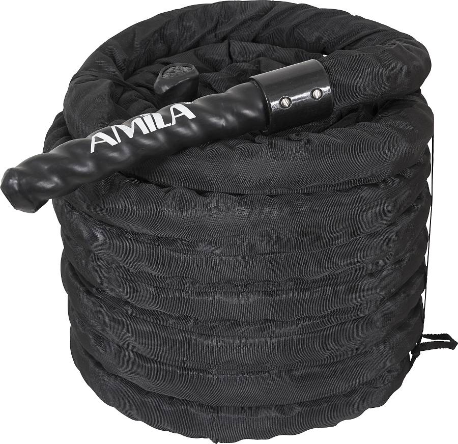 AMILA Battle Rope PVC Handles 15m