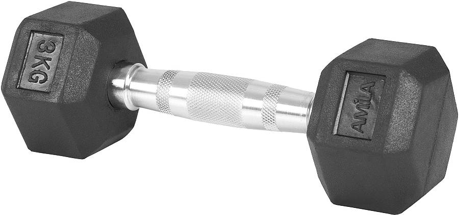 Αλτήρας Εξάγωνος Rubber Cover Class A - 3,0Kg