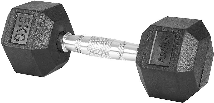 Αλτήρας Εξάγωνος Rubber Cover Class A - 5,0Kg