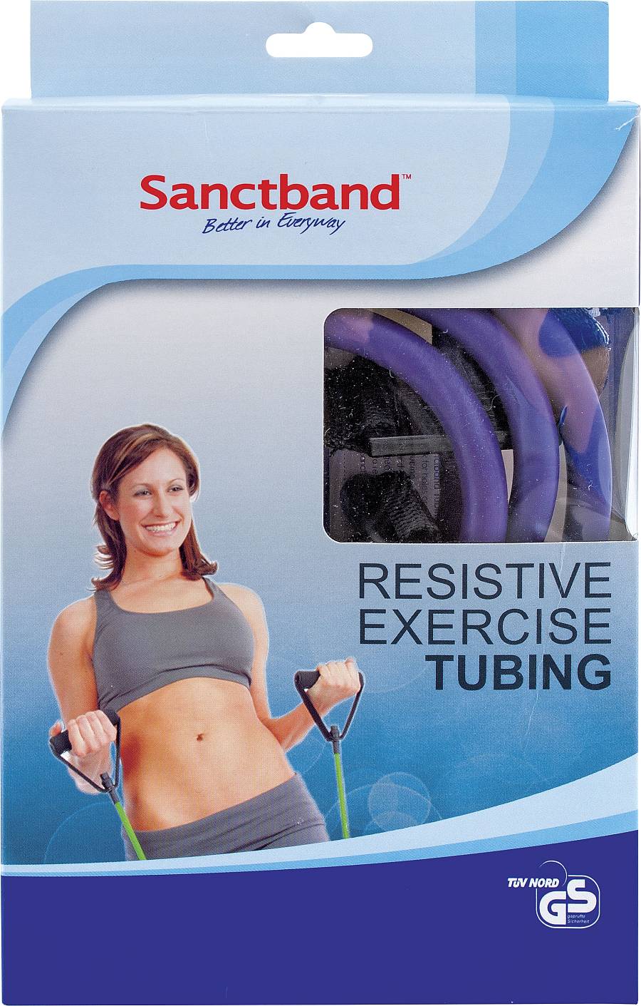 Λάστιχο Αντίστασης Sanctband Gymtube Πολύ Σκληρό