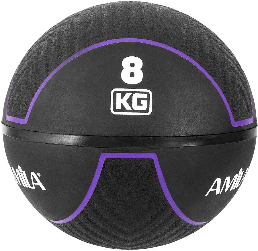 Μπάλα AMILA Medicine Ball HQ Rubber 8Kg