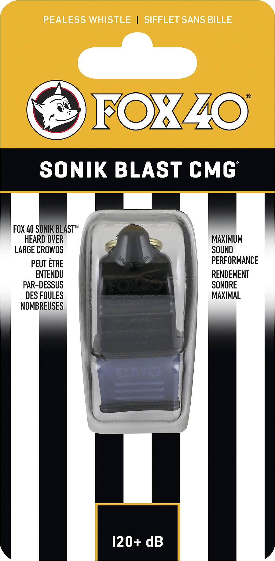 Σφυρίχτρα FOX40 Sonik Blast Official CMG Μαύρη