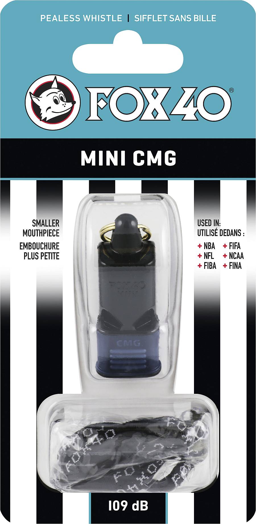 Σφυρίχτρα FOX40 Mini CMG Official Μαύρη