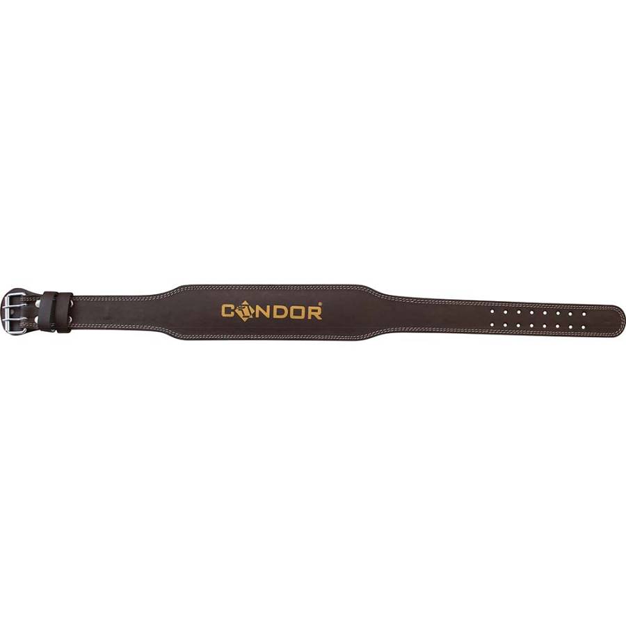 Ζώνη Άρσης Βαρών CONDOR Δερμάτινη Καφέ C Quality M