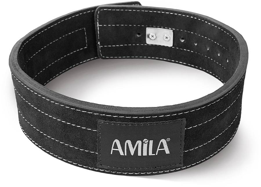 Ζώνη Άρσης Βαρών με Κλιπ AMILA Power Lifting L
