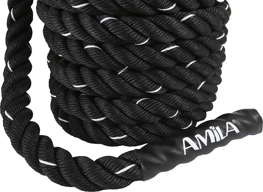 Σχοινί Προπόνησης Crossfit AMILA Battle Rope NS 9m