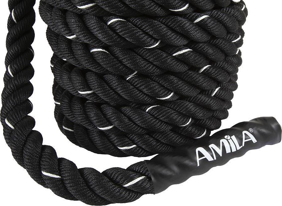 Σχοινί Προπόνησης Crossfit AMILA Battle Rope NS 15m