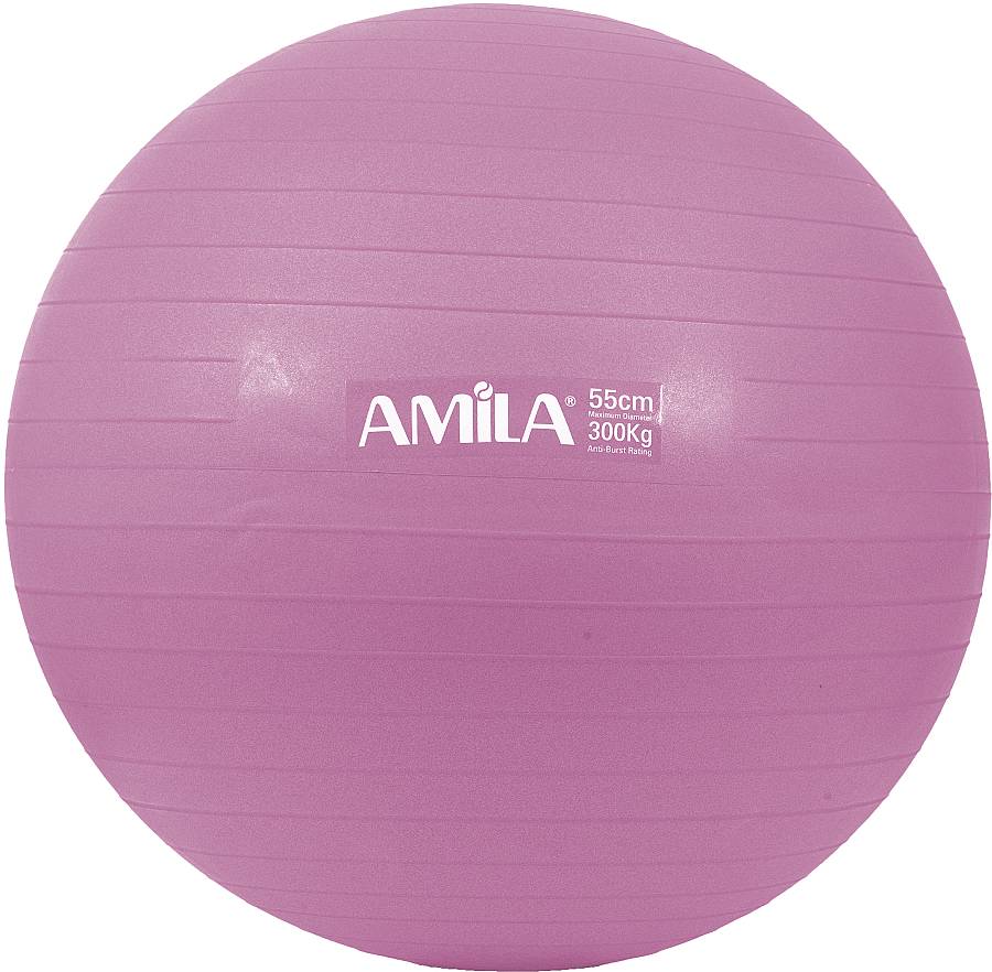 Μπάλα Γυμναστικής AMILA GYMBALL 55cm Ροζ