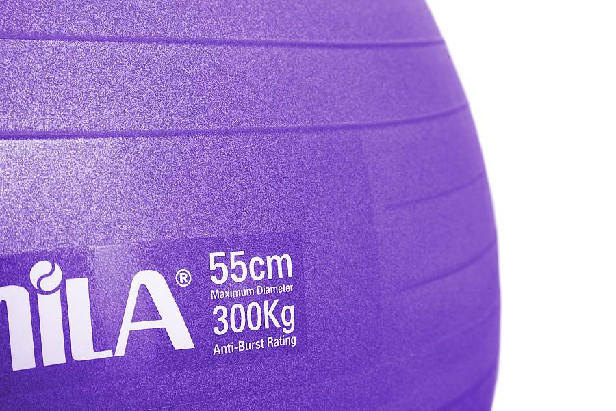 Μπάλα Γυμναστικής AMILA GYMBALL 55cm Μωβ