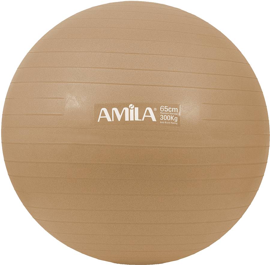Μπάλα Γυμναστικής AMILA GYMBALL 65cm Χρυσή