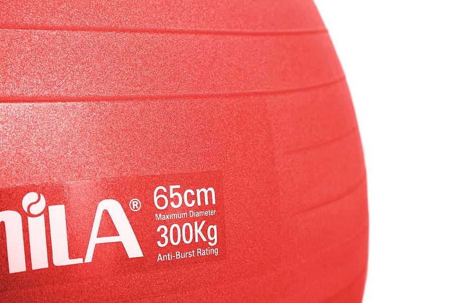 Μπάλα γυμναστικής AMILA GYMBALL 75cm Κόκκινη