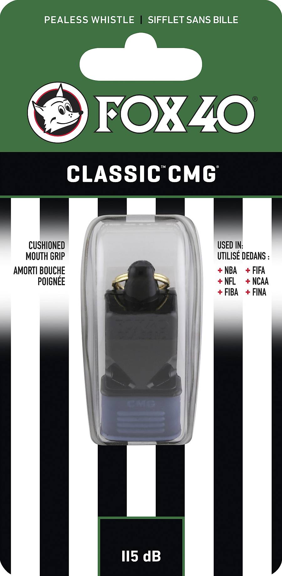 Σφυρίχτρα FOX40 Classic CMG Μαύρη