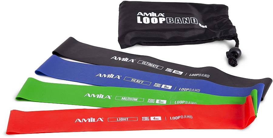 Set Λάστιχα Αντίστασης AMILA SMALL LOOPBAND (Light - Ultimate)