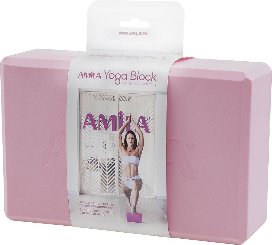 Τούβλο Yoga AMILA Brick Ροζ