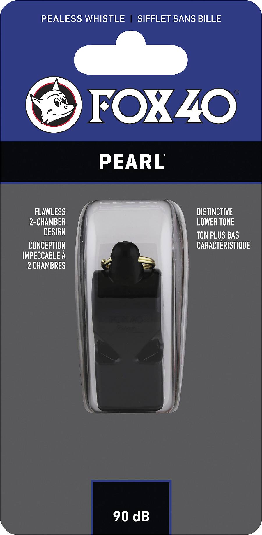 Σφυρίχτρα FOX40 Pearl Μαύρη