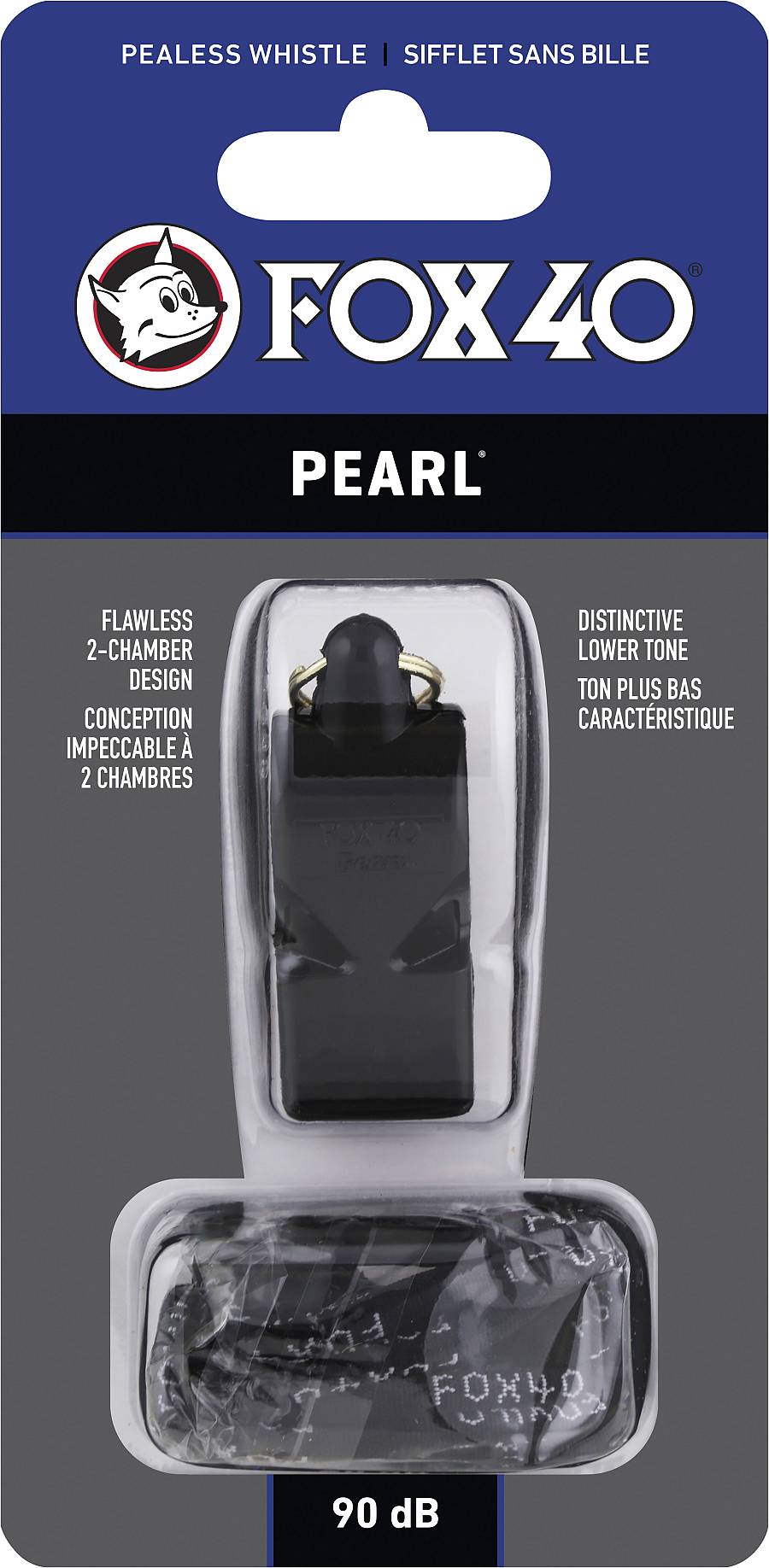 Σφυρίχτρα FOX40 Pearl Safety με Κορδόνι