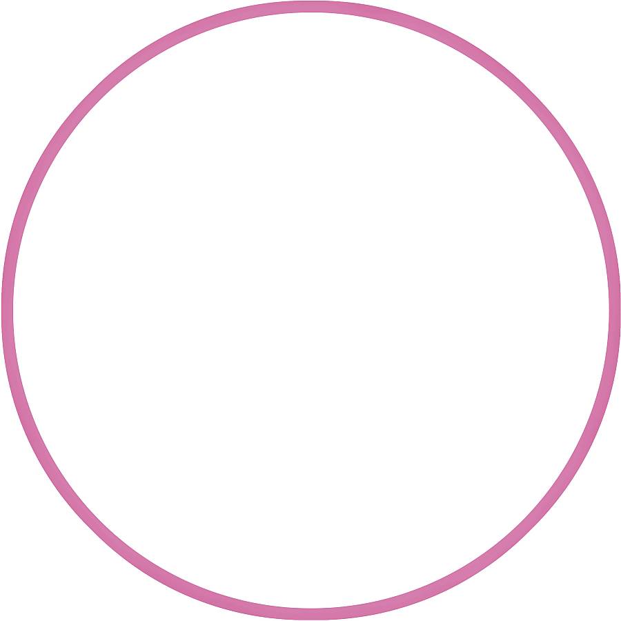 Χούλα-Χουπ HQ 60cm - Φ19mm - 230gr, Ροζ