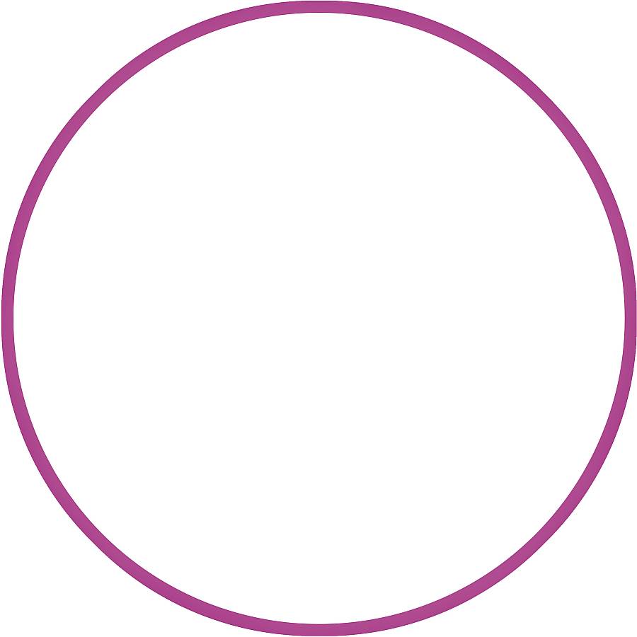 Χούλα-Χουπ HQ 70cm - Φ19mm - 280gr, Φούξια