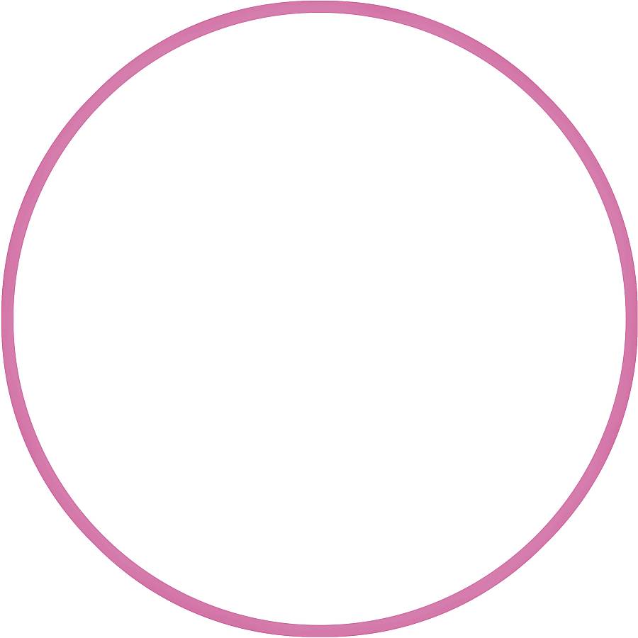 Χούλα-Χουπ HQ 70cm - Φ19mm - 280gr, Ροζ