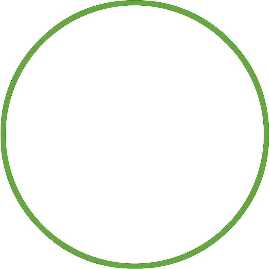 Χούλα-Χουπ HQ 70cm - Φ19mm - 280gr, Πράσινο