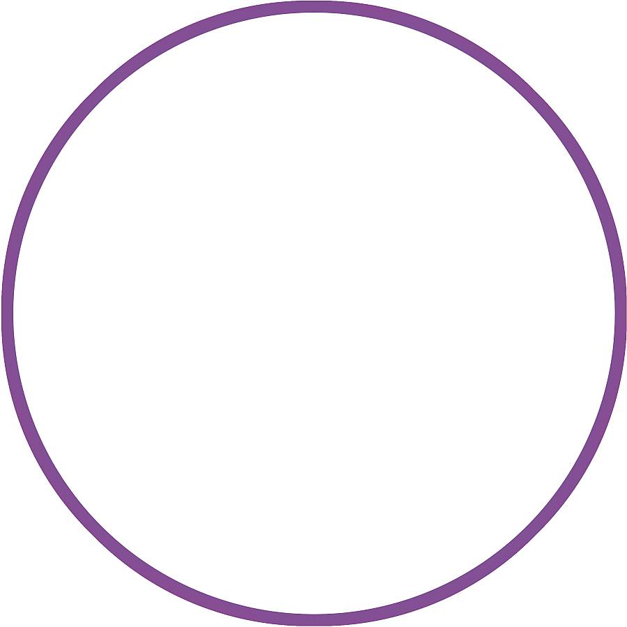Χούλα-Χουπ HQ 70cm - Φ19mm - 280gr, Μωβ