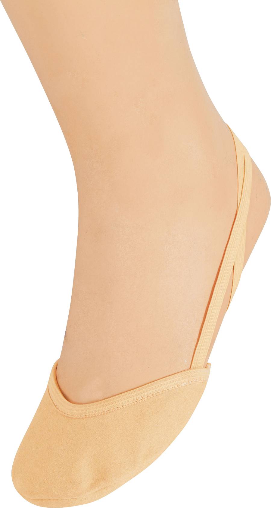 Παπούτσια Ρυθμικής Γυμναστικής Μύτης Microfiber Tan, Νο35