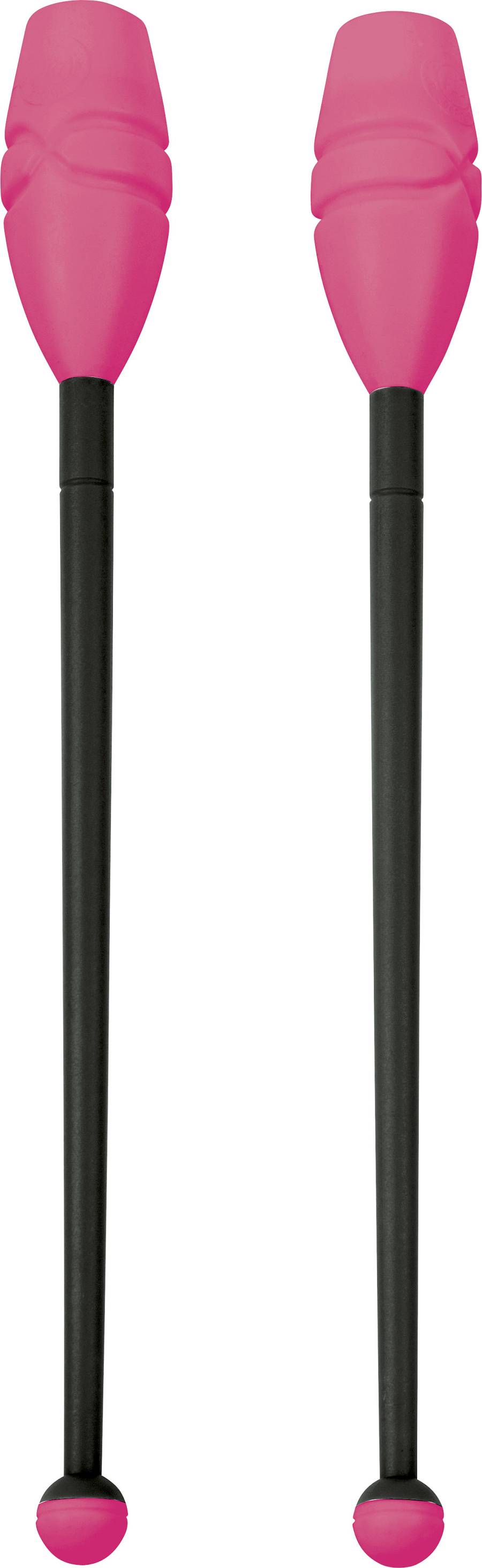 Κορίνες Ρυθμικής Γυμναστικής 45cm Μαλακές, Μαύρο/Φούξια