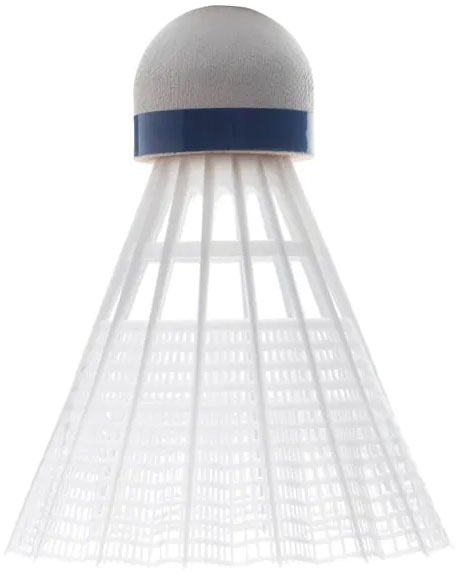 Μπαλάκια Badminton Προπόνησης Νάιλον, μεσαίας ταχύτητας (6 τμχ.)