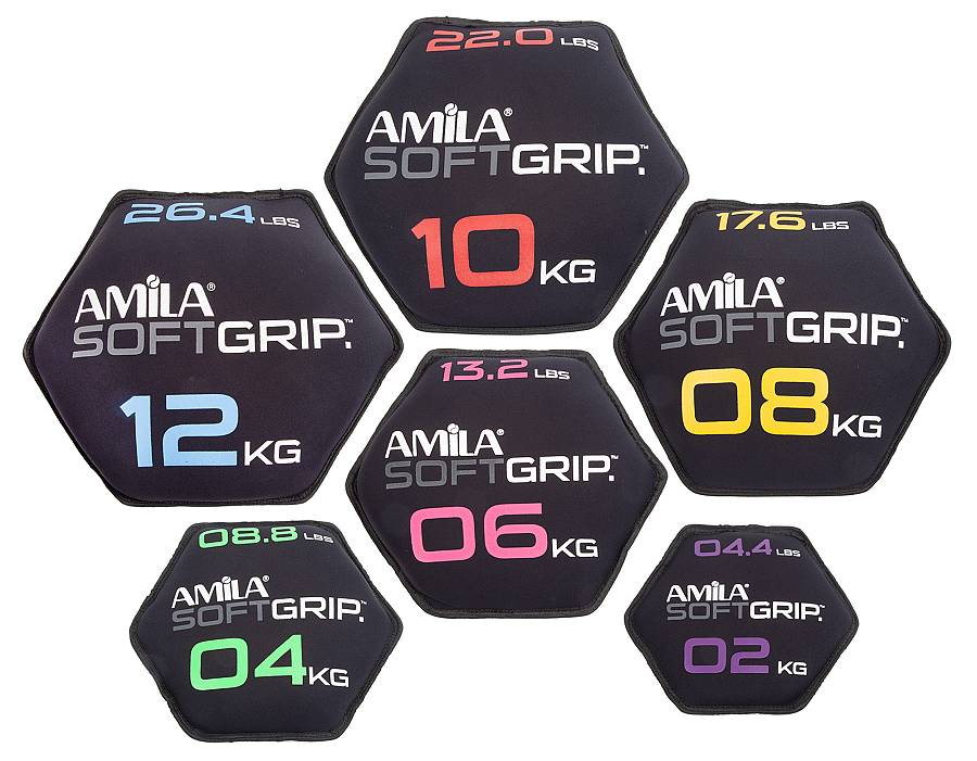 Δίσκος Βαρίδιο Soft Grip 4Kg