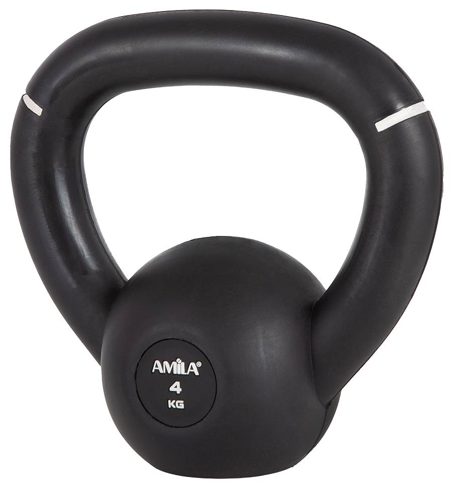 AMILA Kettlebell Original Rubber 4Kg