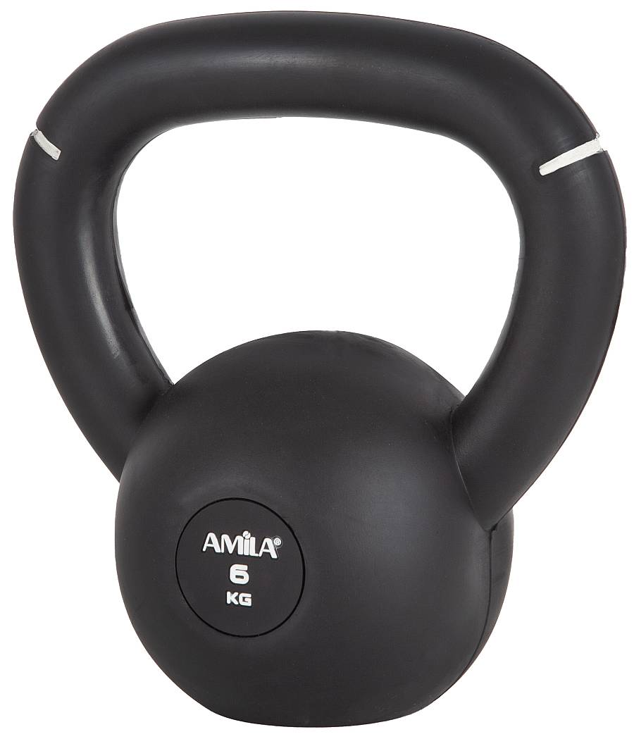 AMILA Kettlebell Original Rubber 6Kg