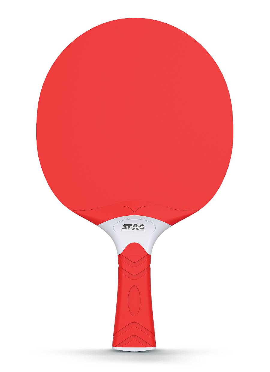 Ρακέτα Ping Pong Εξωτερικού Χώρου STAG Halo Κόκκινη