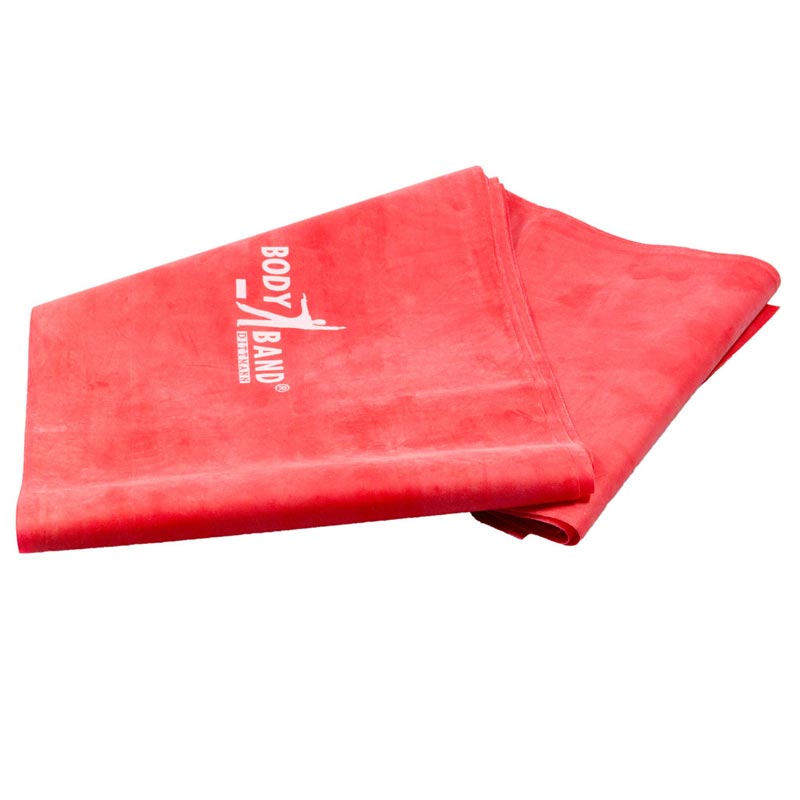 Λάστιχο Γυμναστικής Μαλακό Κορδέλα GM BODY BAND 2.5m x 14.5cm Κόκκινο
