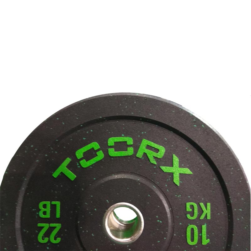 Ολυμπιακός Δίσκος Bumper Crumb 10kg 45cm Toorx