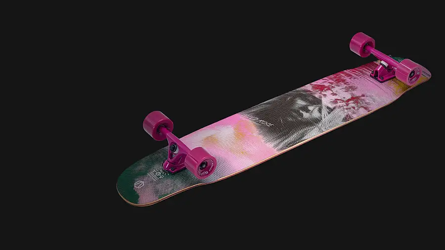 DANCEBOARD/SKATEBOARD WILD ROSE 45.5  by Aztron®