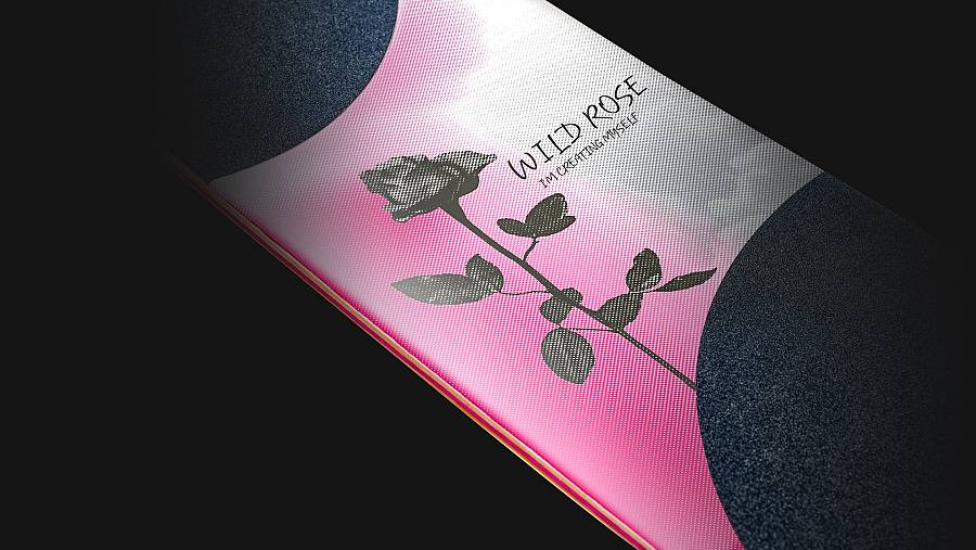 DANCEBOARD/SKATEBOARD WILD ROSE 45.5  by Aztron®