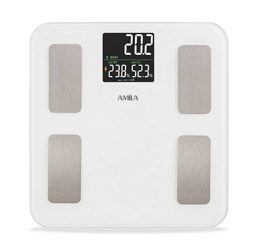 Ζυγαρία Smart με Λιπομέτρηση AMILA FITBODY 5
