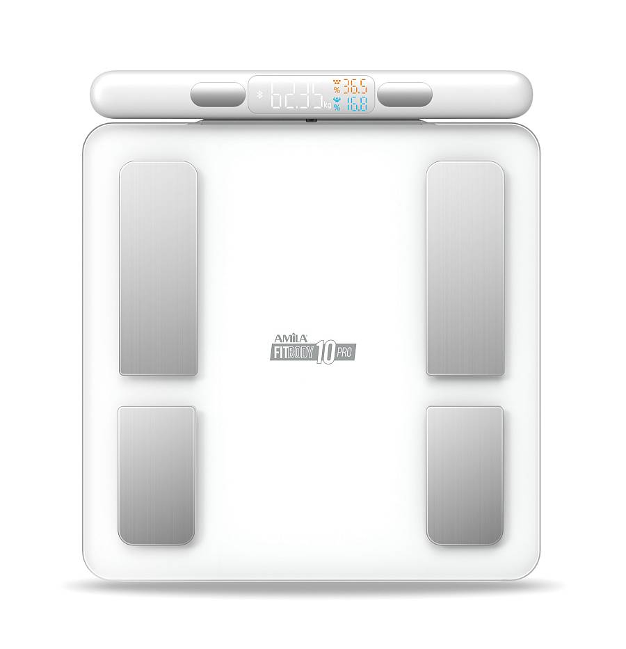 Ζυγαρία Smart με Λιπομέτρηση AMILA FITBODY 10 PRO