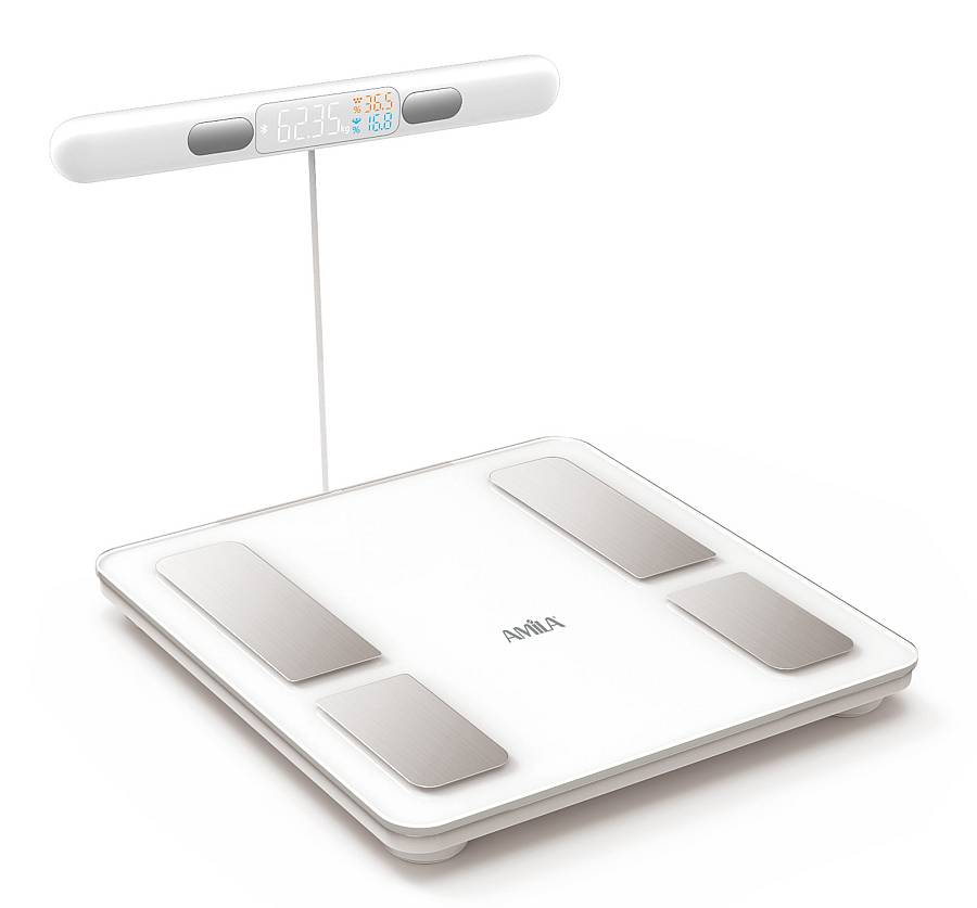 Ζυγαρία Smart με Λιπομέτρηση AMILA FITBODY 10 PRO