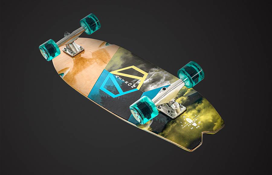Surfskate / Skateboard FOREST 34  by Aztron®