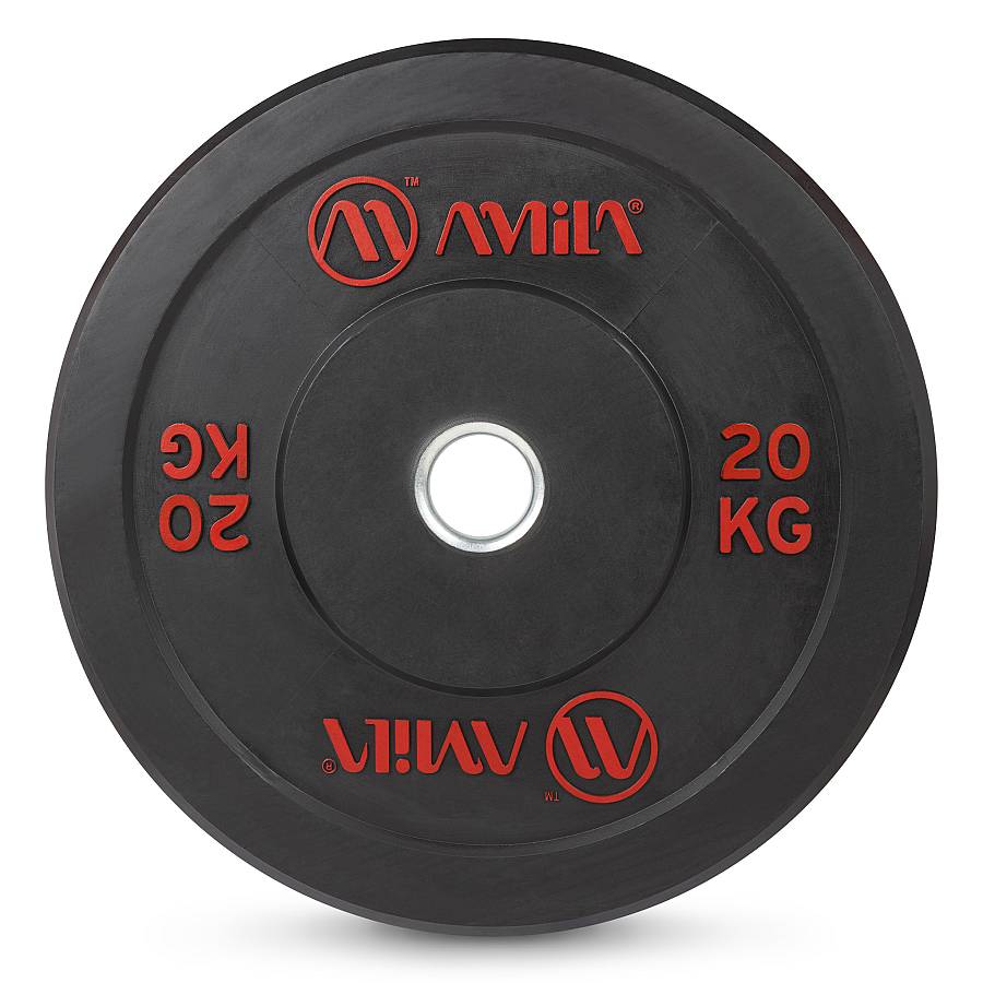 Δίσκος AMILA Black R Bumper Slim 50mm 20Kg