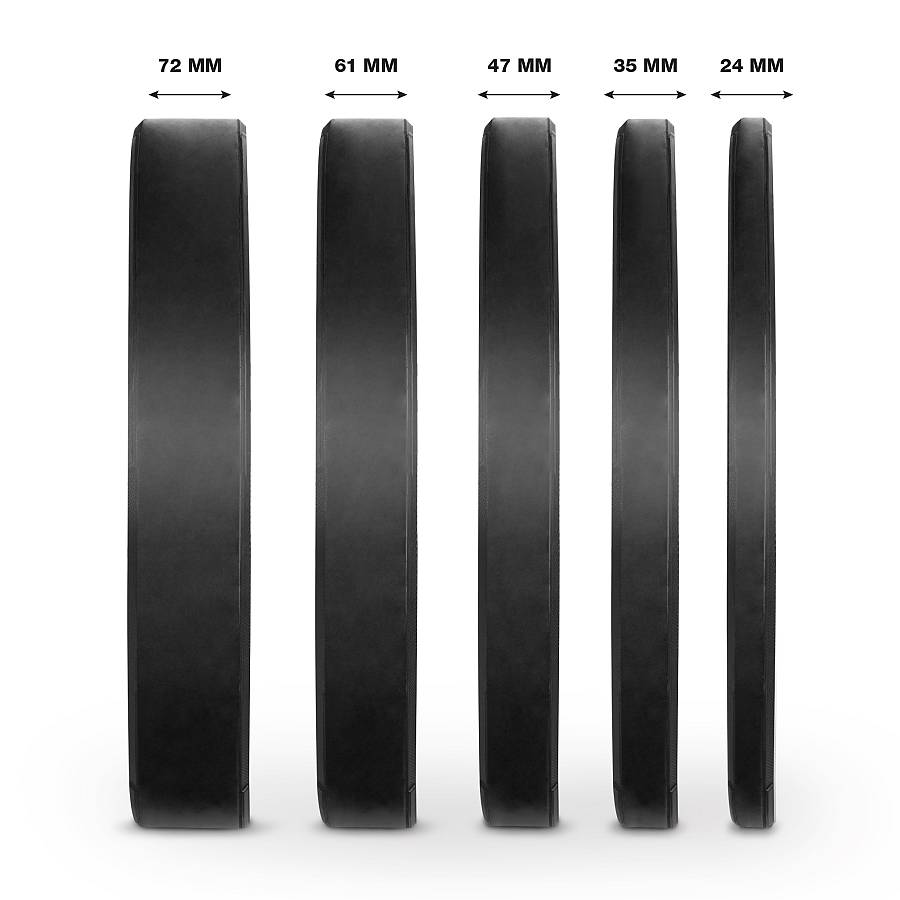 Δίσκος AMILA Black R Bumper Slim 50mm 20Kg