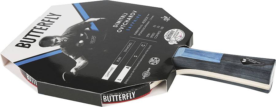 Ρακέτα Ping Pong Butterfly Dimitrij Ovtcharov Sapphire