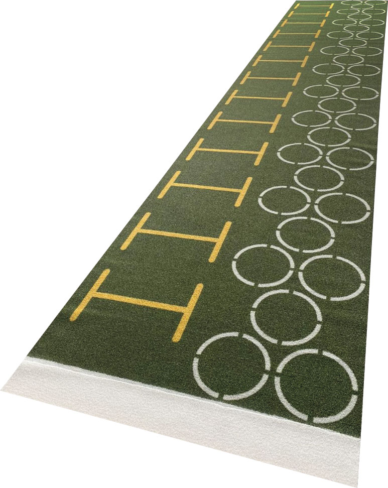 Χλοοτάπητας Sprint Track Game με Σχέδια Μήκους 10m Πράσινο