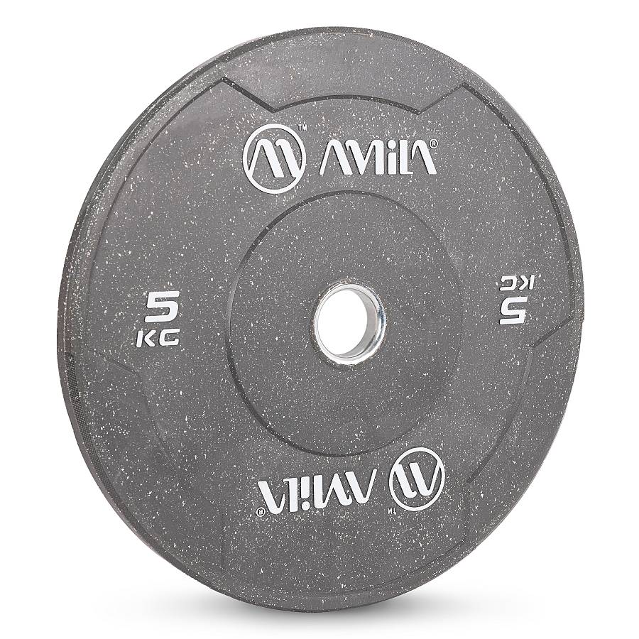 Δίσκος Color Bumper Plate Slim 50 mm 5 kg – Γκρι