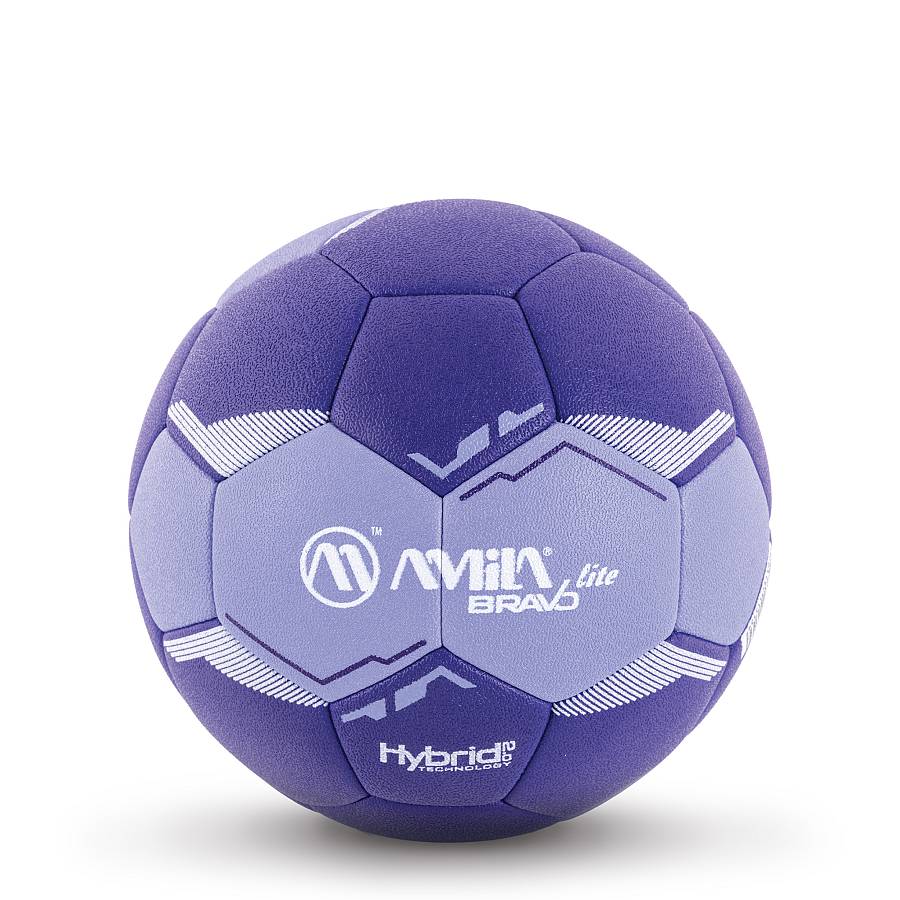 Μπάλα Handball Bravo Lite Νο1 - Μωβ / Βιολετί / Λευκό